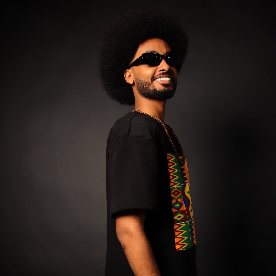 Harbosa Kente Block Tee