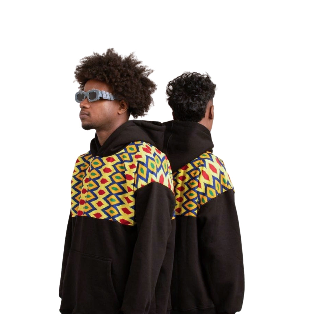 Harbosa Geometric Block Hoodie