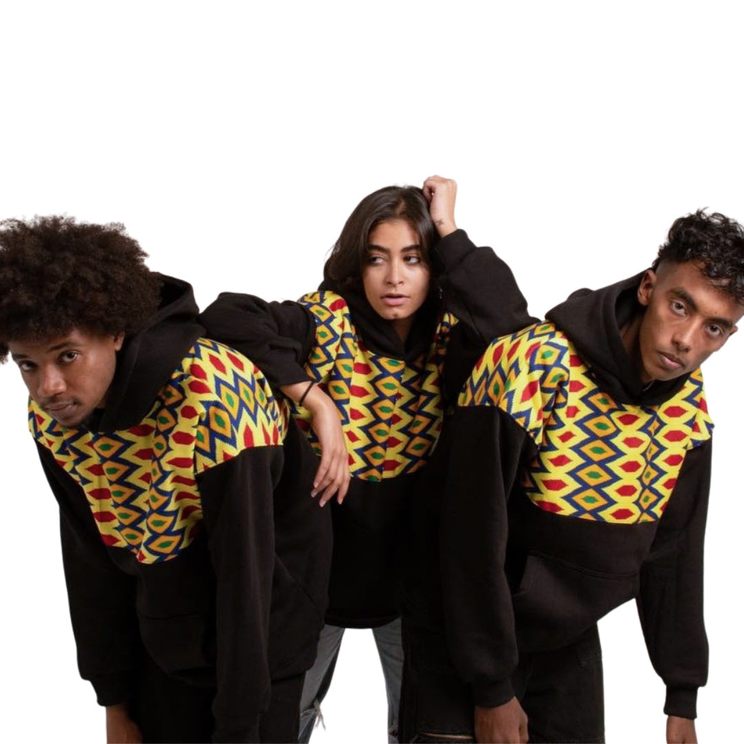 Harbosa Geometric Block Hoodie