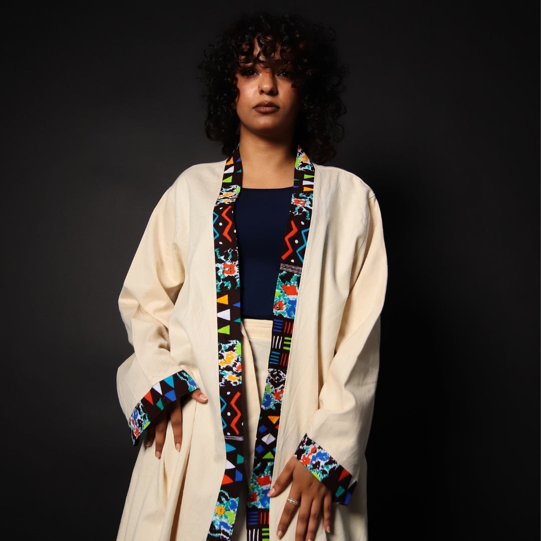 Harbosa Mosaic Duster Cardigan