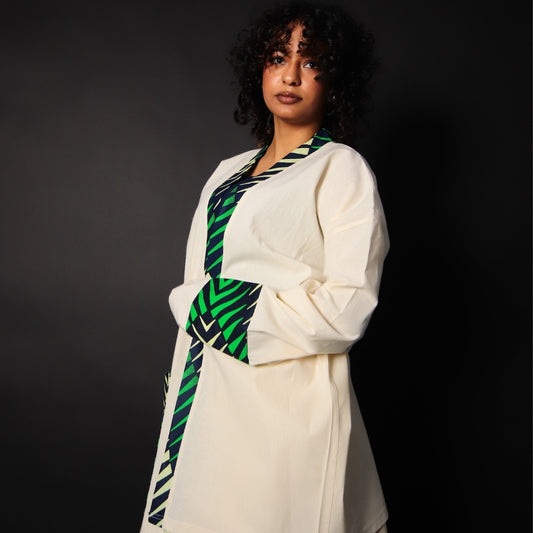 Harbosa Emerald Drape Cardigan