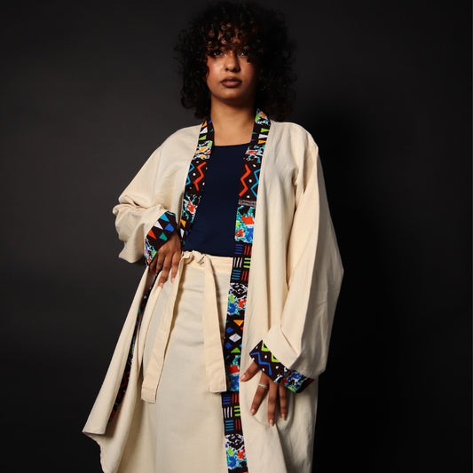Harbosa Mosaic Duster Cardigan